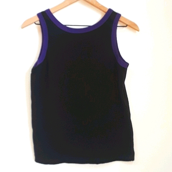 OP - XL - Black Tank Top with Beach Theme - Picture 2 of 3